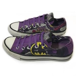 purple batman converse